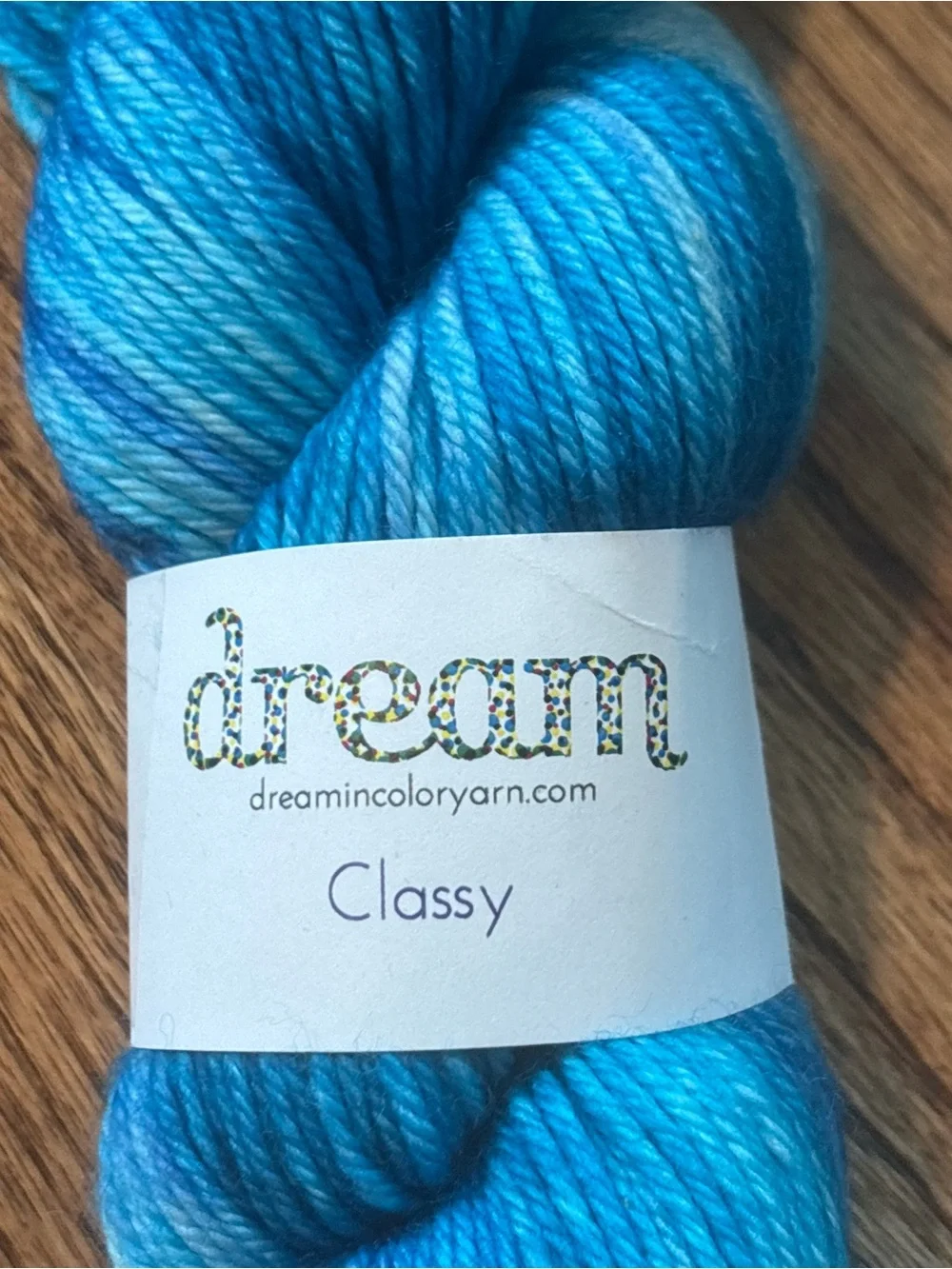 Dream in Color Yarn Classy Hand-Dyed Turquoise Superwash Merino Wool Worsted